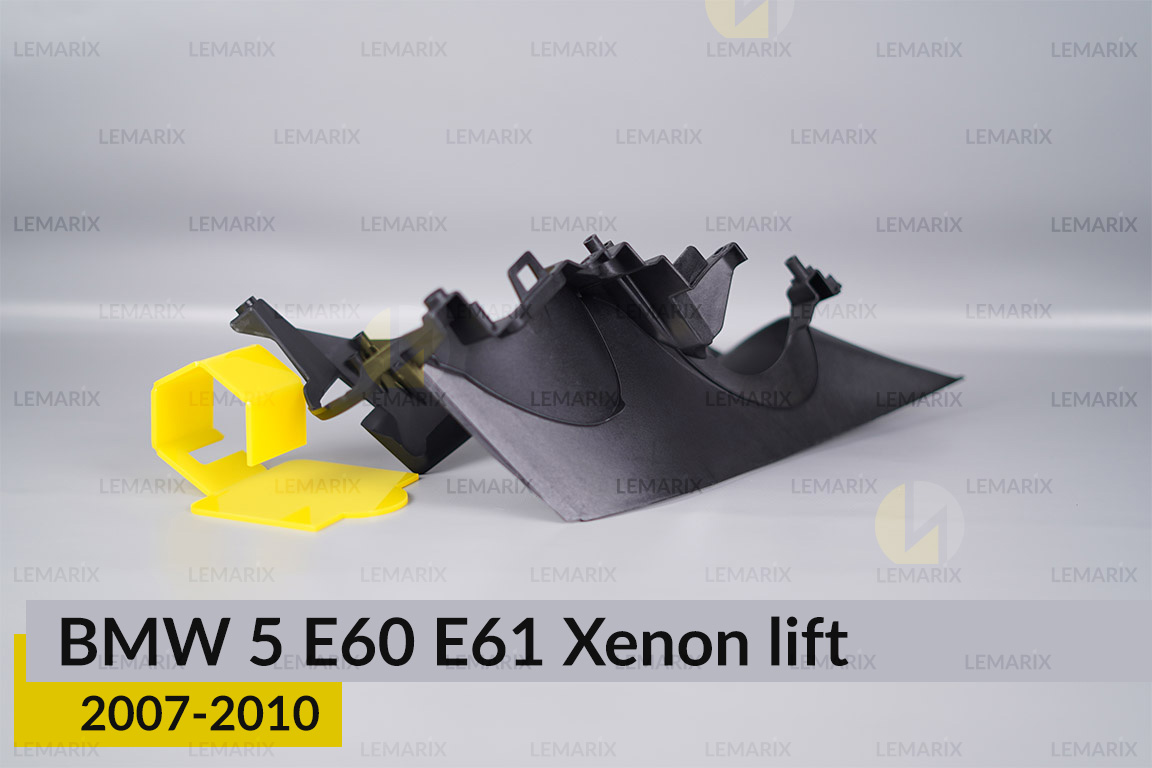 Декоративна маска BMW 5 E60 E61 Xenon (2007-2010) рест ліва