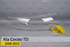Скло фари Kia Cerato TD (2008-2012) праве