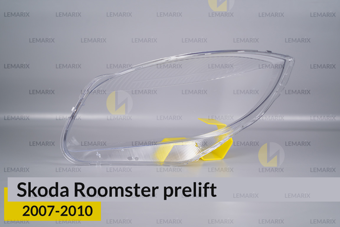 Скло фари Skoda Roomster (2007-2010) дорест праве