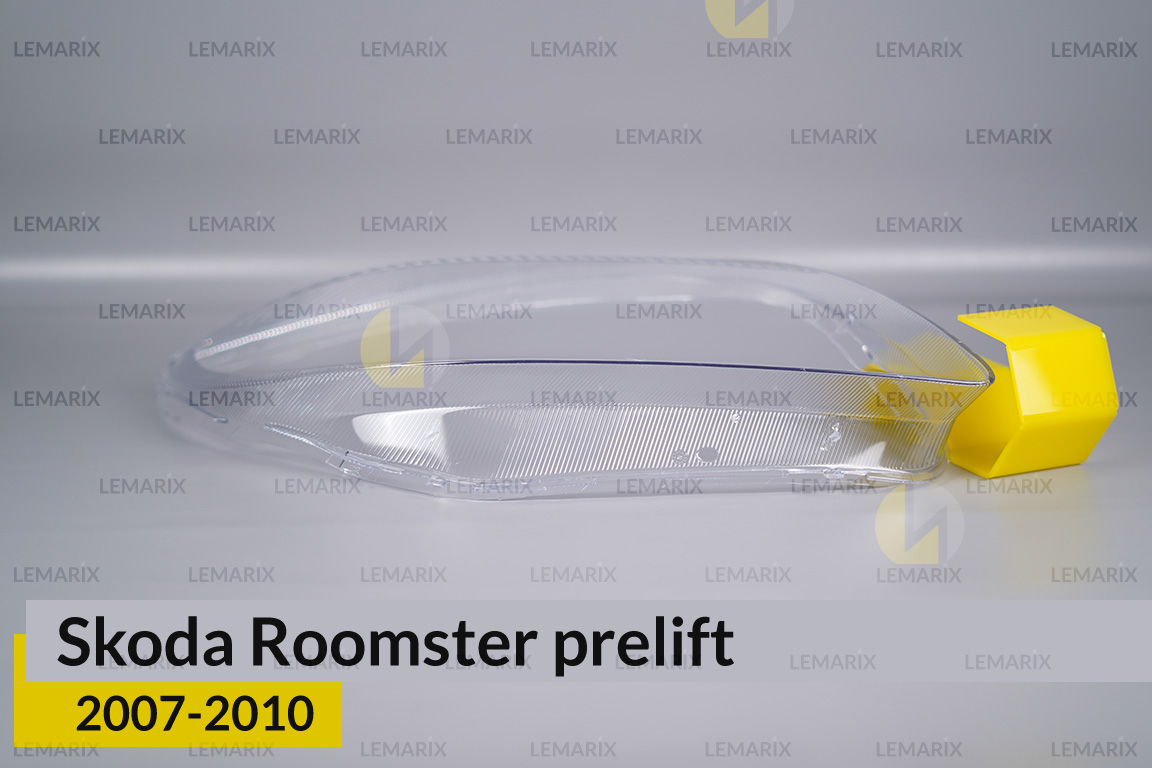 Скло фари Skoda Roomster (2007-2010) дорест праве