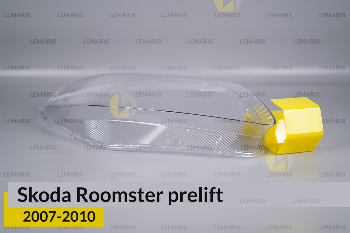 Скло фари Skoda Roomster (2007-2010) дорест праве