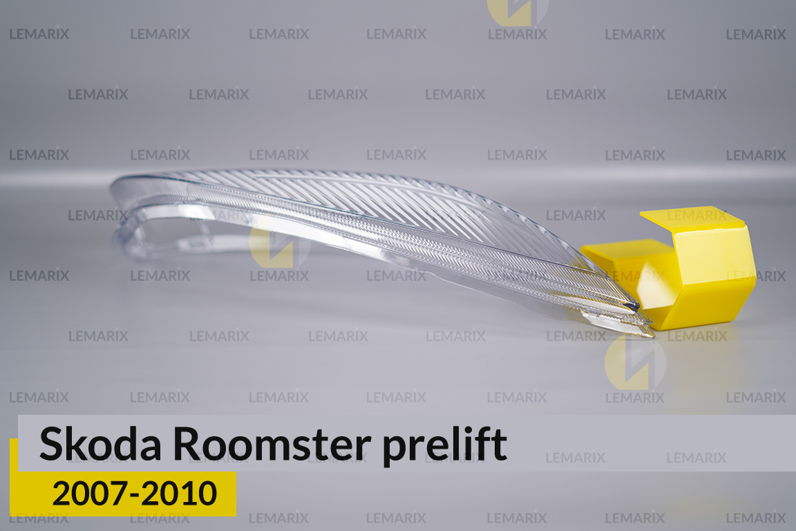 Скло фари Skoda Roomster (2007-2010) дорест праве