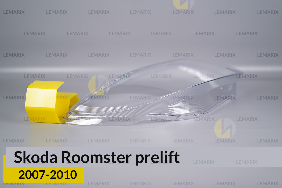 Скло фари Skoda Roomster (2007-2010) дорест праве