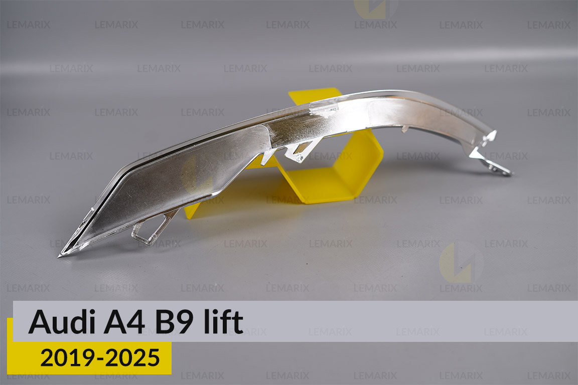 Хромована декоративна маска нижня Audi A4 B9 (2019-2025) рест права