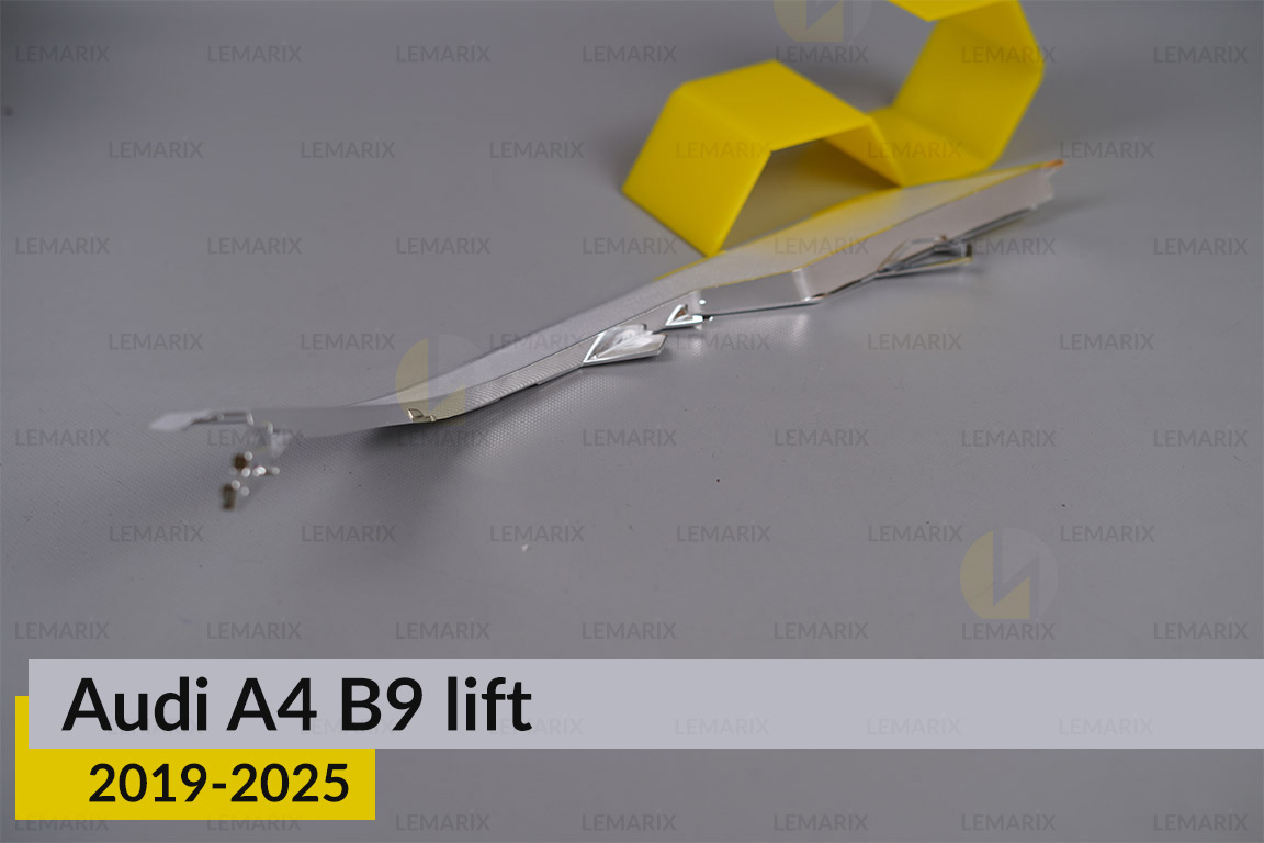 Хромована декоративна маска нижня Audi A4 B9 (2019-2025) рест права