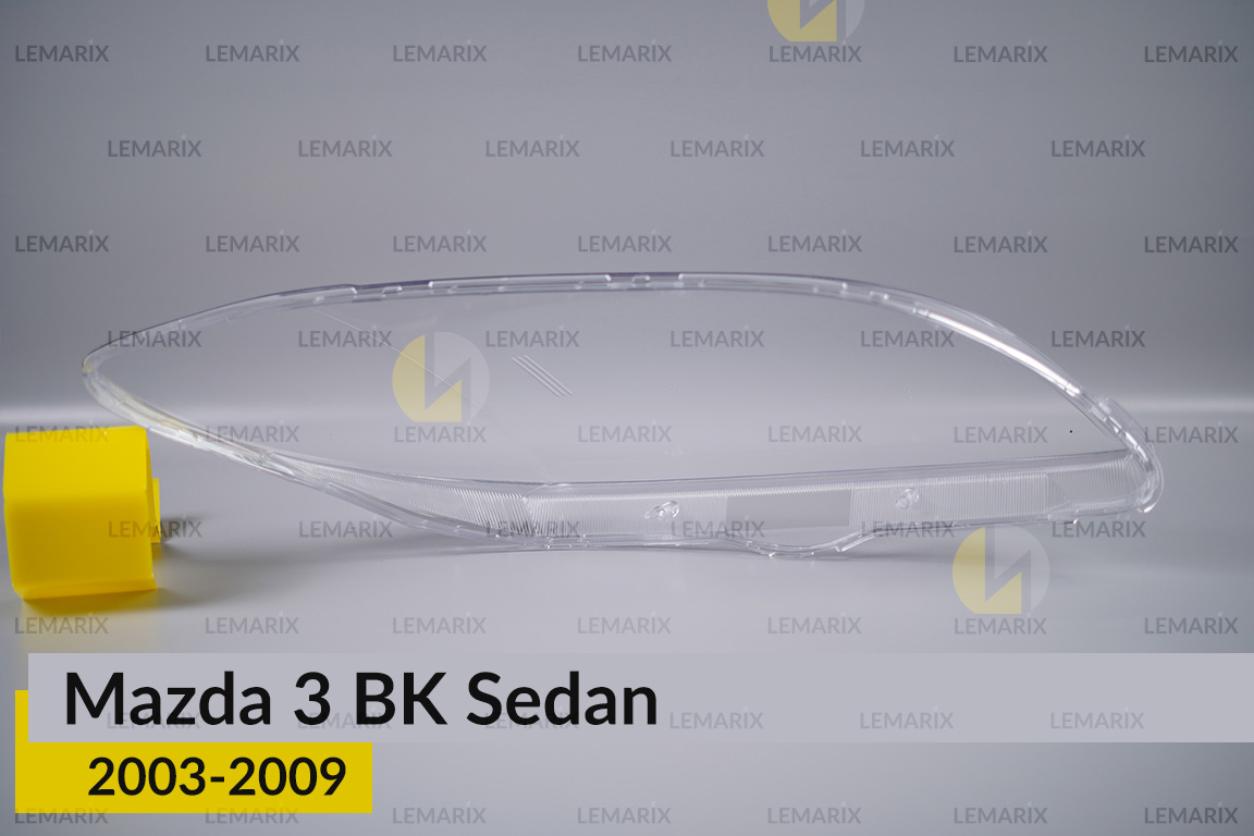 Скло фари Mazda 3 BK Sedan (2003-2009) ліве