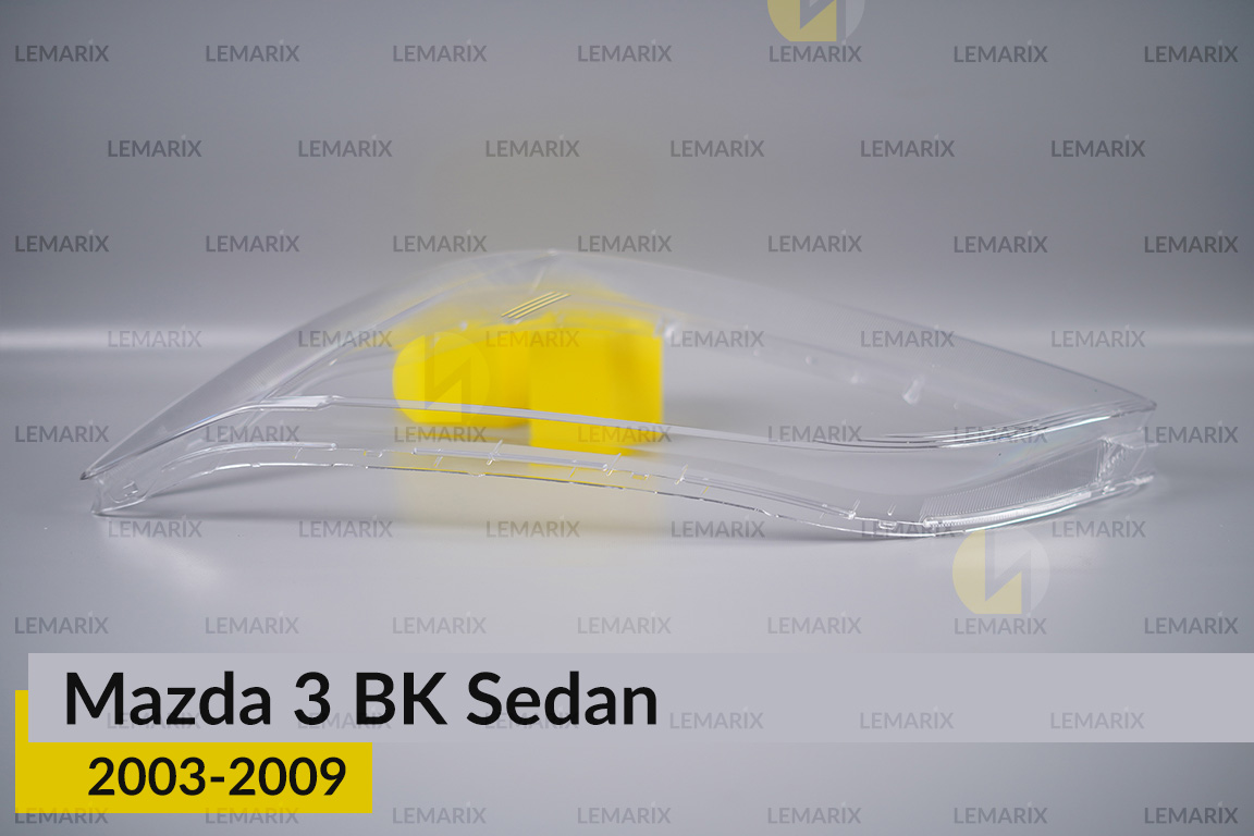 Скло фари Mazda 3 BK Sedan (2003-2009) ліве