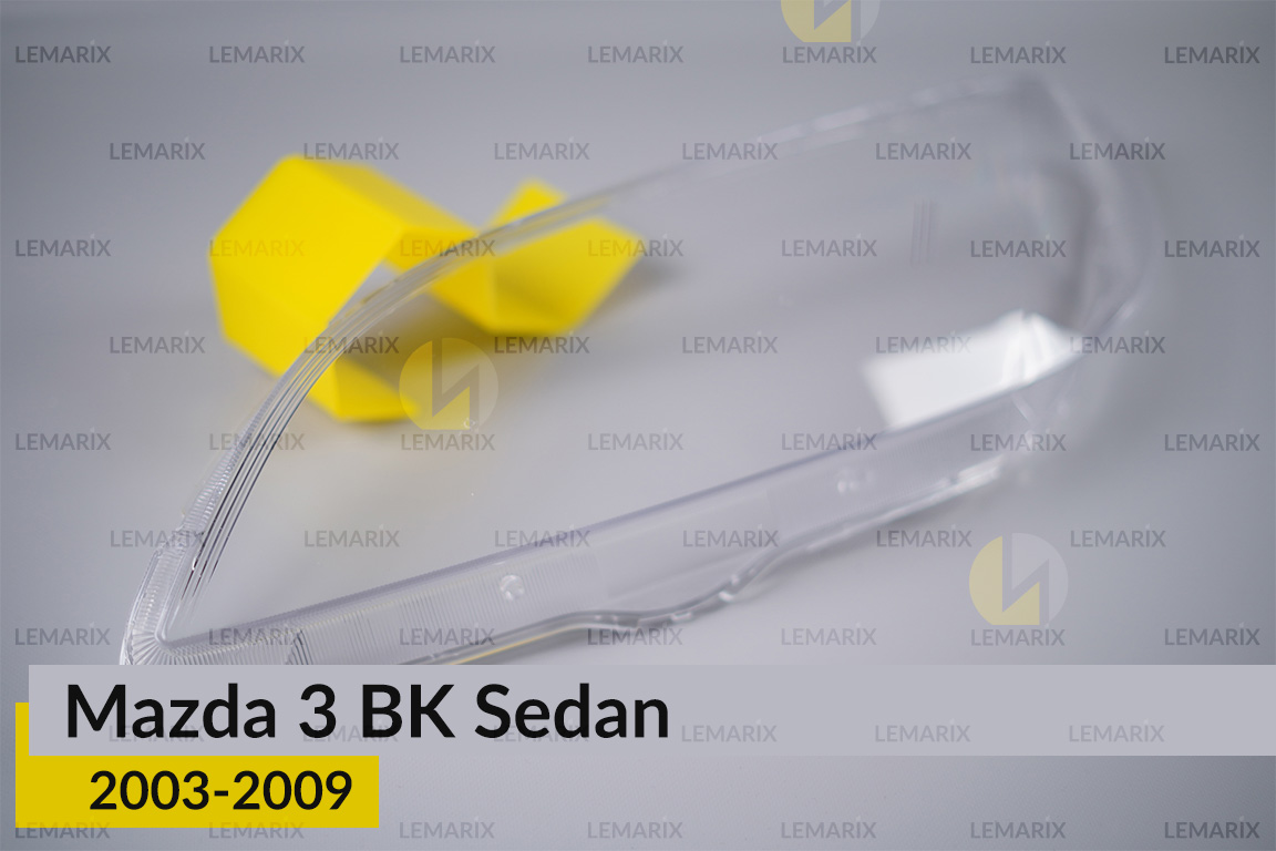 Скло фари Mazda 3 BK Sedan (2003-2009) ліве