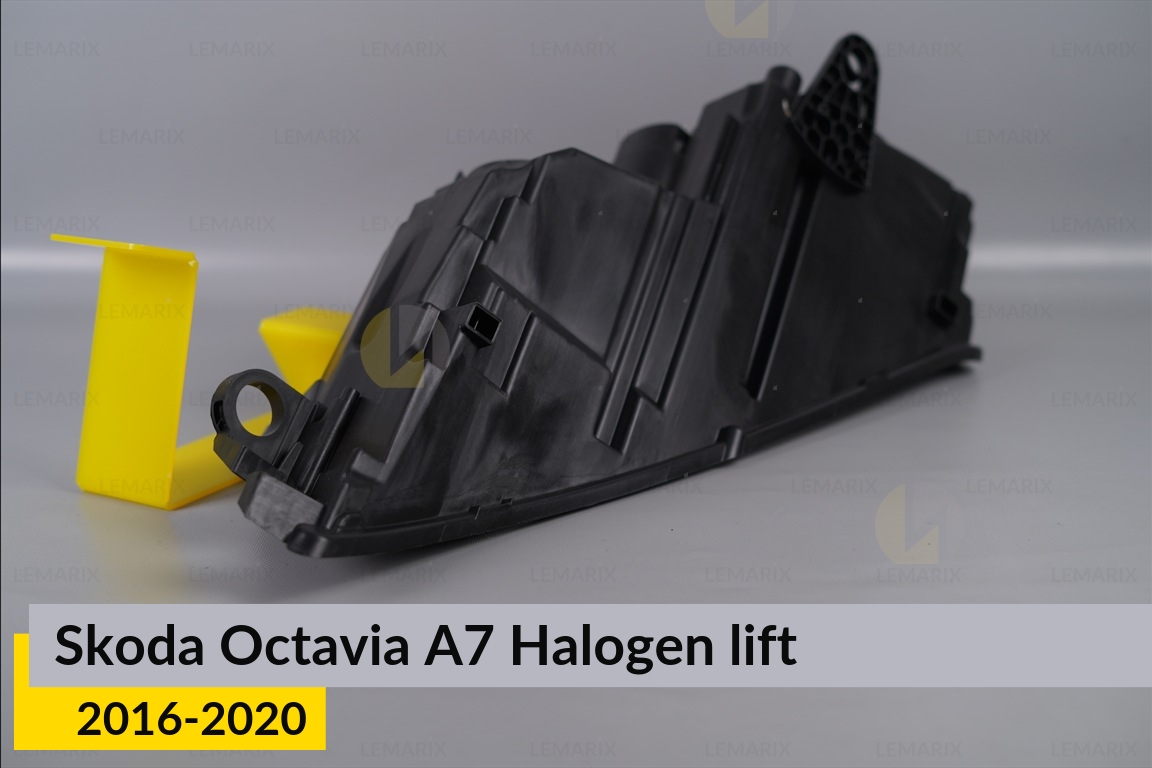 Корпус фари Skoda Octavia A7 Halogen (2016-2020) рест правий