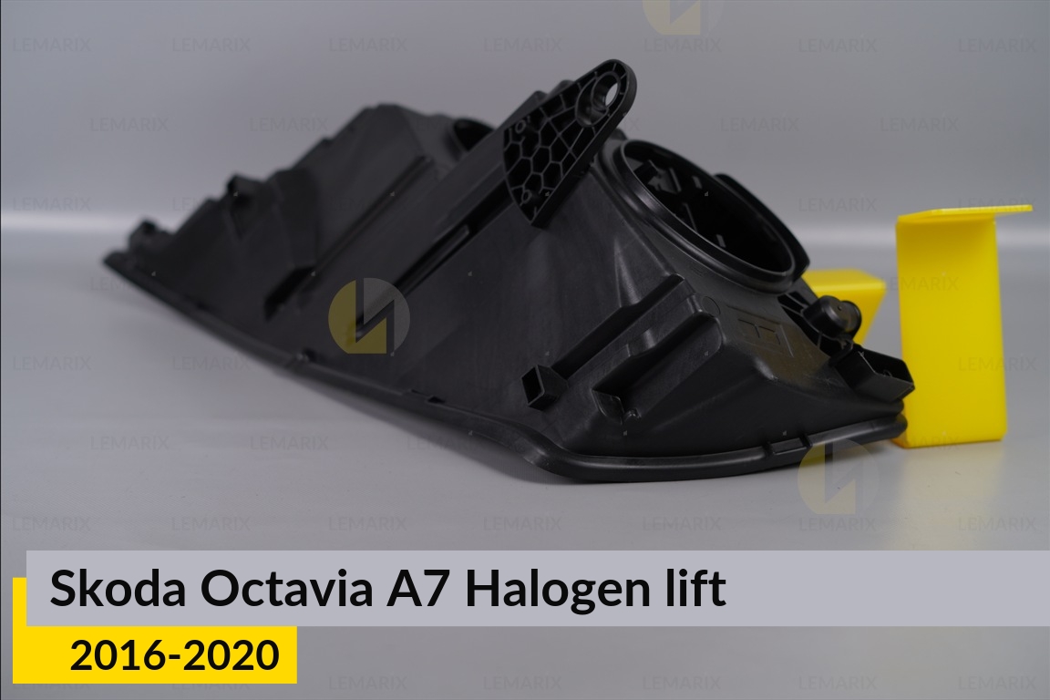 Корпус фари Skoda Octavia A7 Halogen (2016-2020) рест правий