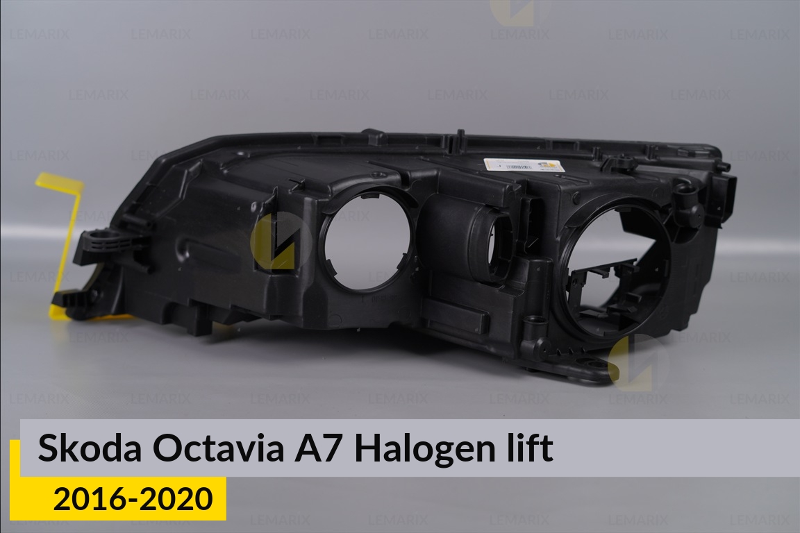 Корпус фари Skoda Octavia A7 Halogen (2016-2020) рест правий
