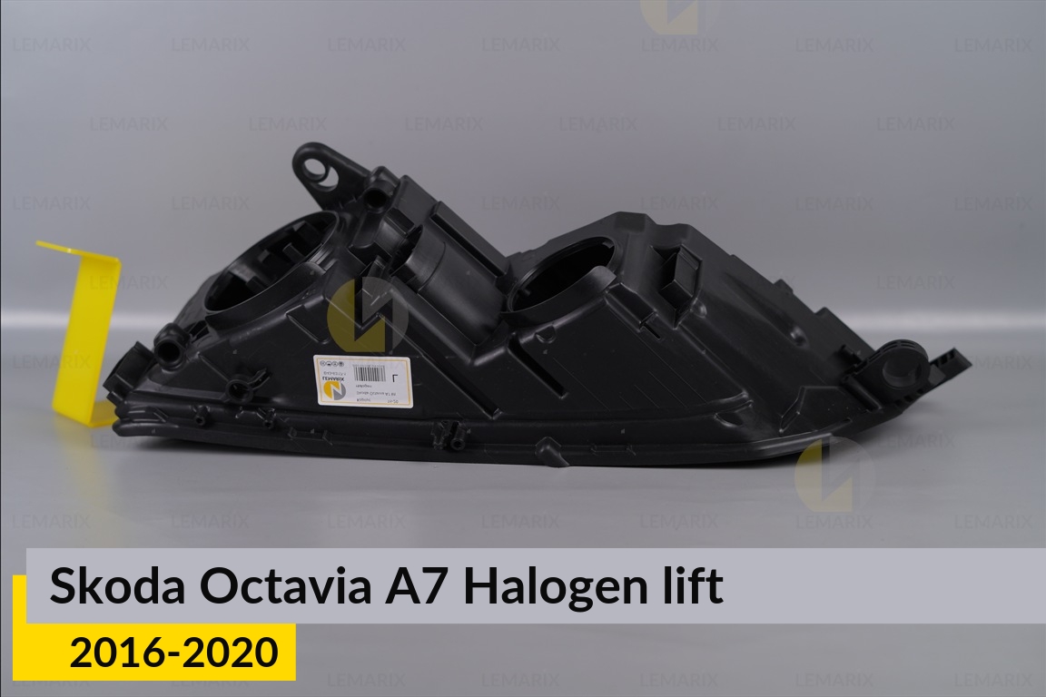 Корпус фари Skoda Octavia A7 Halogen (2016-2020) рест правий