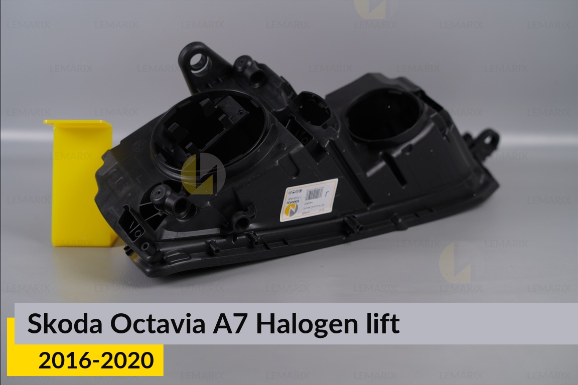 Корпус фари Skoda Octavia A7 Halogen (2016-2020) рест правий