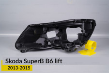 Корпус фары Skoda SuperB B6 (2013-2015) рест левый