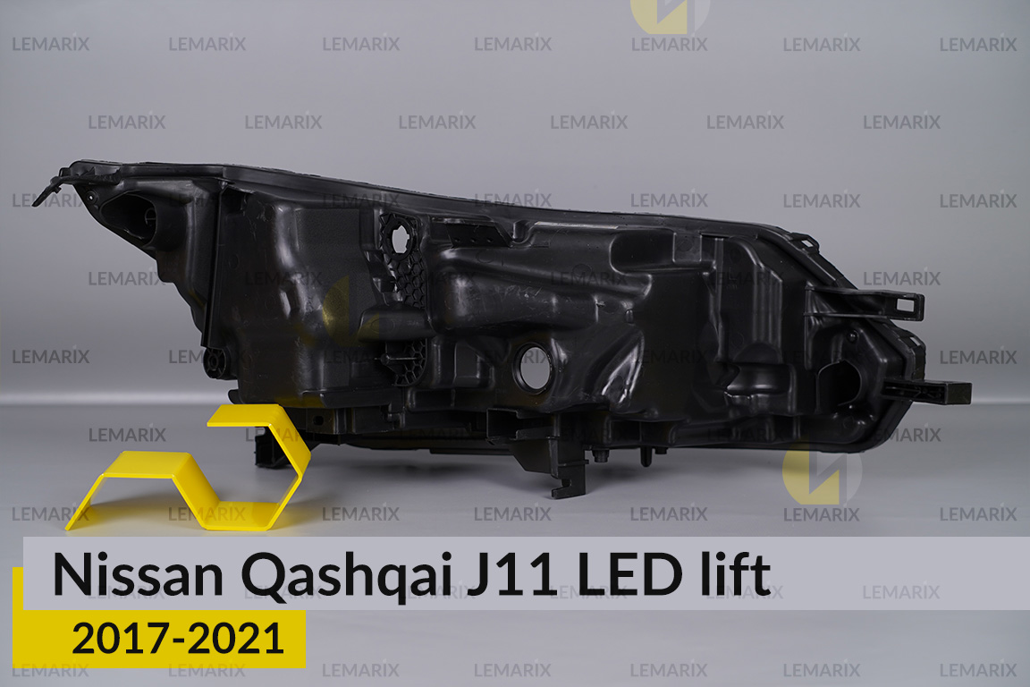 Корпус фари Nissan Qashqai J11 LED (2017-2021) рест лівий