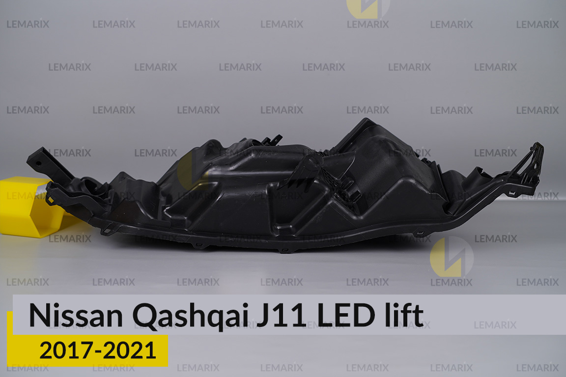 Корпус фари Nissan Qashqai J11 LED (2017-2021) рест лівий
