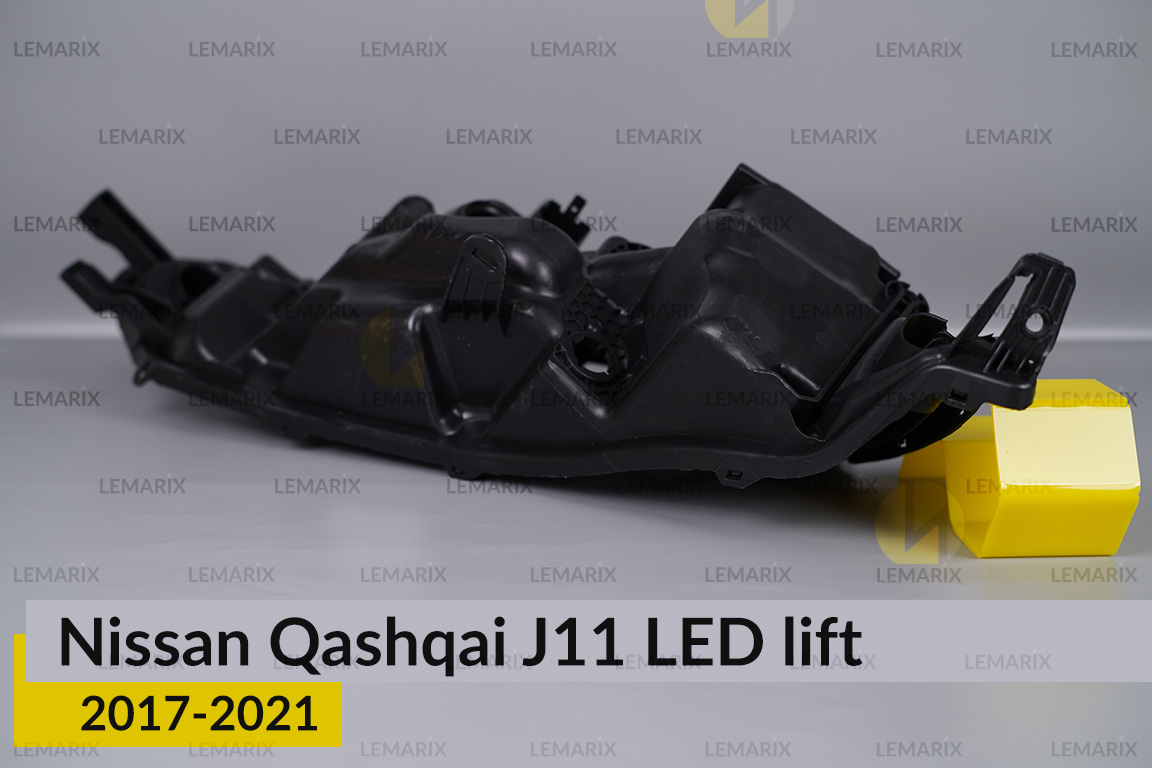 Корпус фари Nissan Qashqai J11 LED (2017-2021) рест лівий