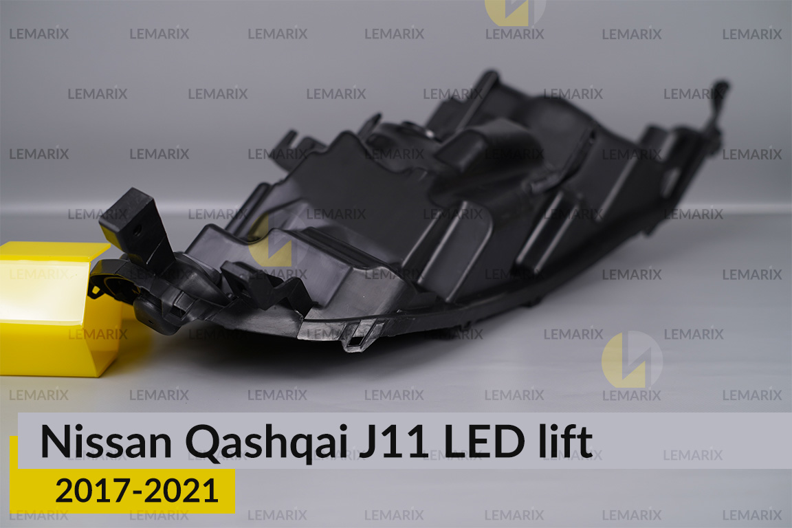 Корпус фари Nissan Qashqai J11 LED (2017-2021) рест лівий