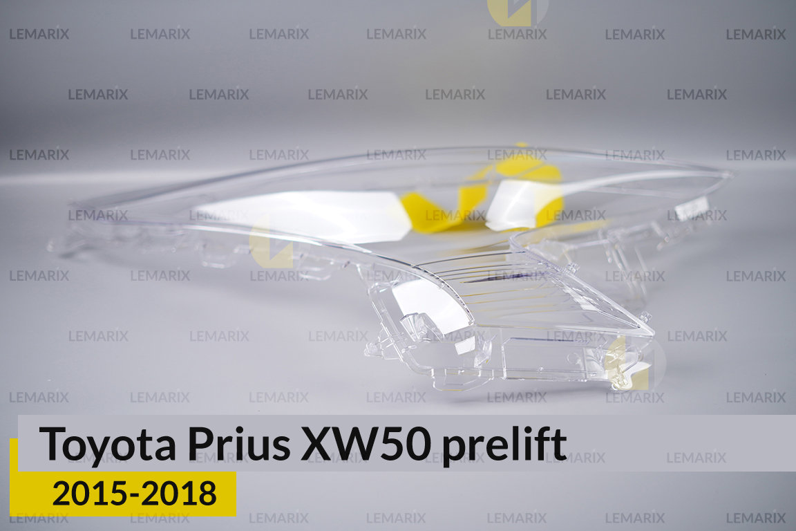 Скло фари Toyota Prius XW50 (2015-2018) дорест праве