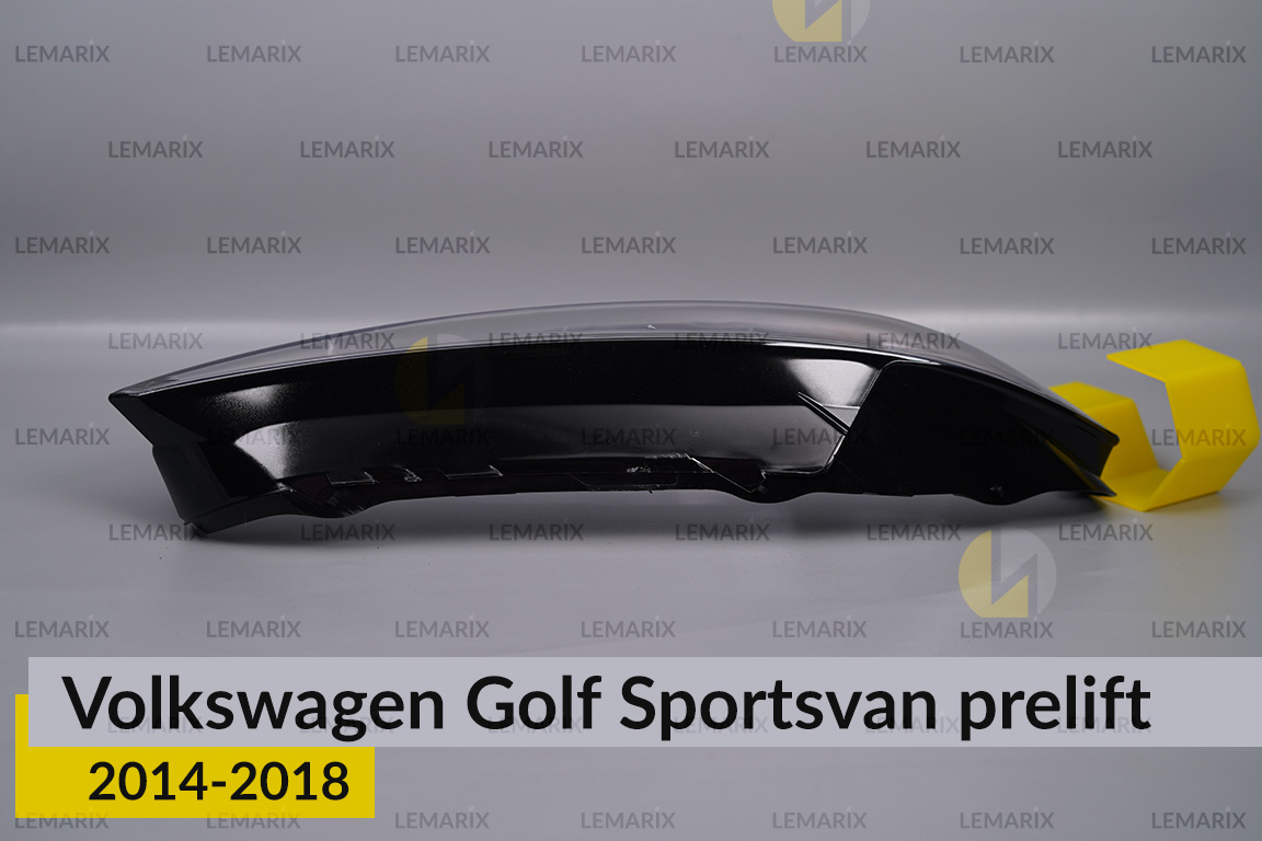 Скло фари VW Volkswagen Golf Sportsvan (2014-2018) дорест праве