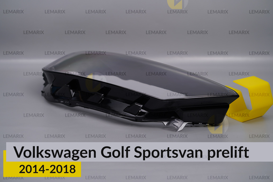 Скло фари VW Volkswagen Golf Sportsvan (2014-2018) дорест праве