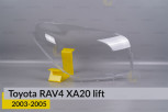 Скло фари Toyota RAV4 XA20 (2003-2005) рест праве