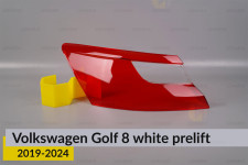 Стекло заднего фонаря внешнее в крыле VW Volkswagen Golf 8 white (2019-2024) дорест левое