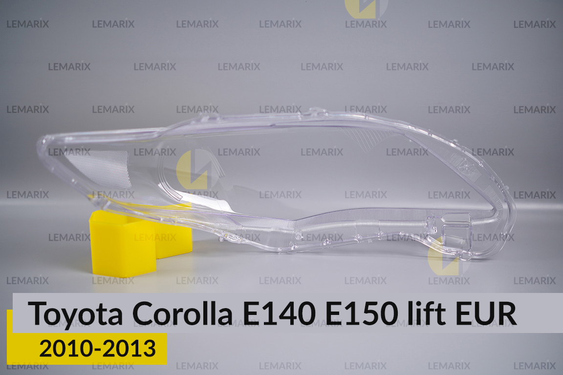 Скло фари Toyota Corolla E140 E150 EUR (2010-2013) рест ліве