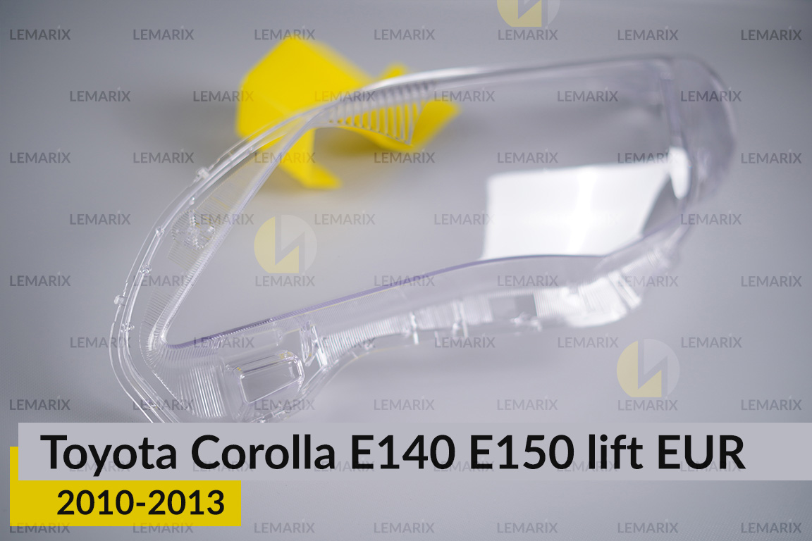 Скло фари Toyota Corolla E140 E150 EUR (2010-2013) рест ліве