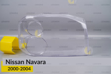 Скло фари Nissan Navara (2000-2004) праве