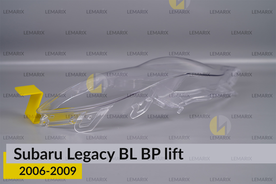 Скло фари Subaru Legacy BL BP (2006-2009) рест під омивач праве