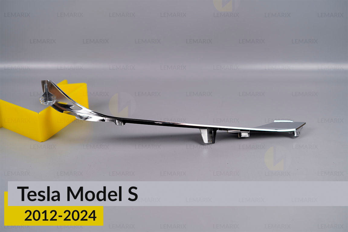 Хромована декоративна маска нижня Tesla Model S (2012-2024) права