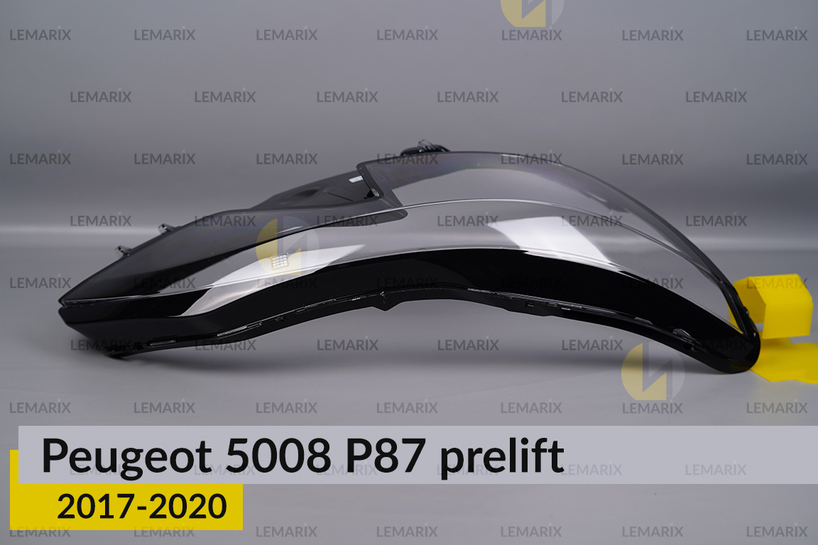 Скло фари Peugeot 5008 P87 LED (2017-2020) дорест праве
