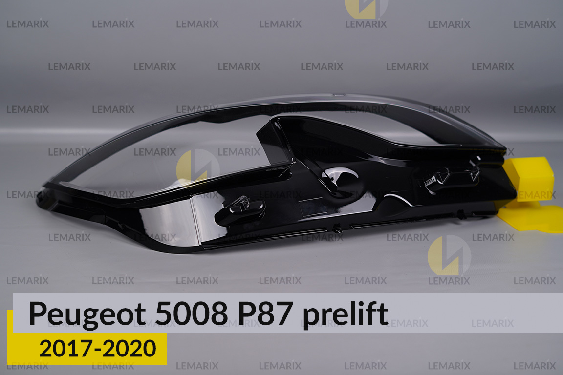 Скло фари Peugeot 5008 P87 LED (2017-2020) дорест праве