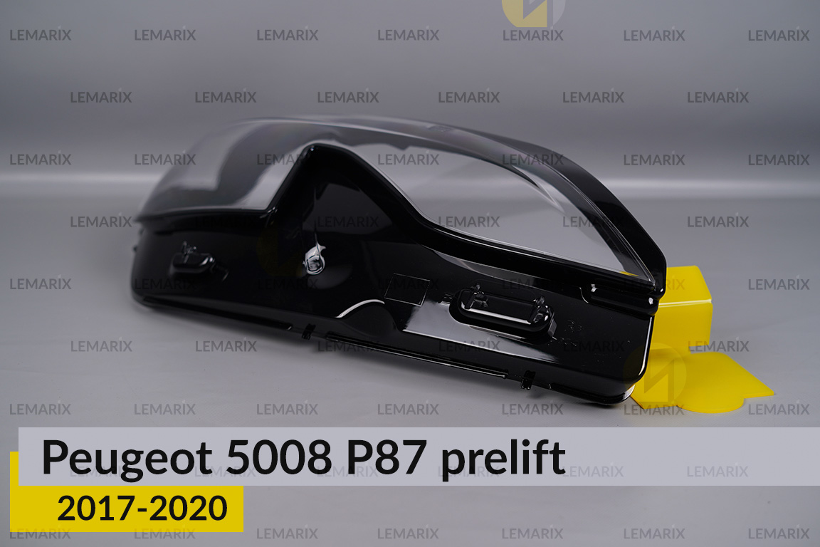 Скло фари Peugeot 5008 P87 LED (2017-2020) дорест праве