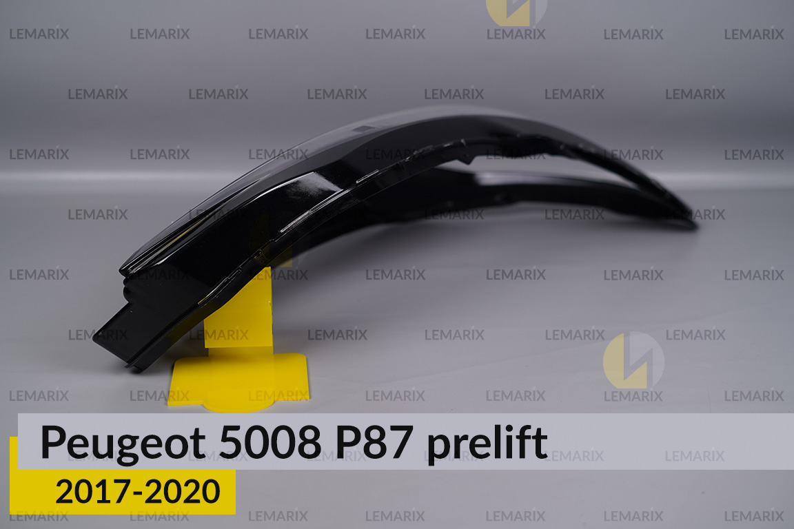 Скло фари Peugeot 5008 P87 LED (2017-2020) дорест праве