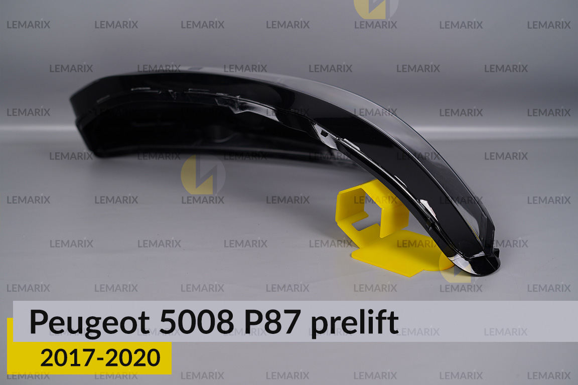 Скло фари Peugeot 5008 P87 LED (2017-2020) дорест праве