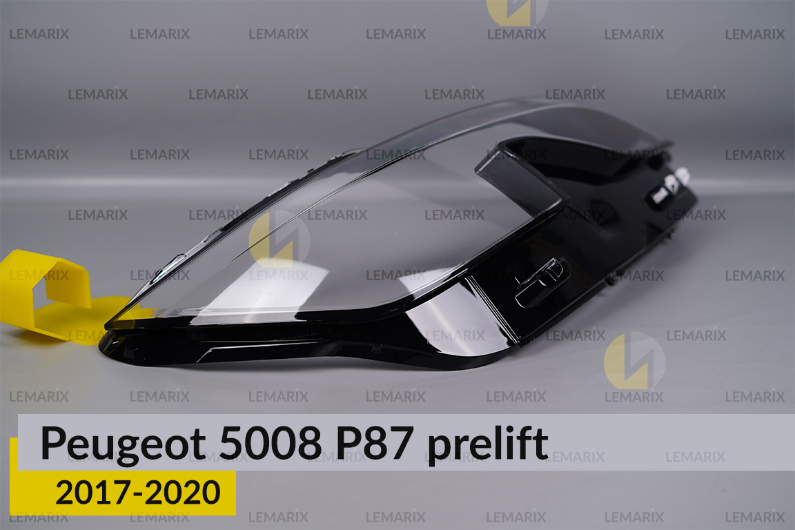 Скло фари Peugeot 5008 P87 LED (2017-2020) дорест праве