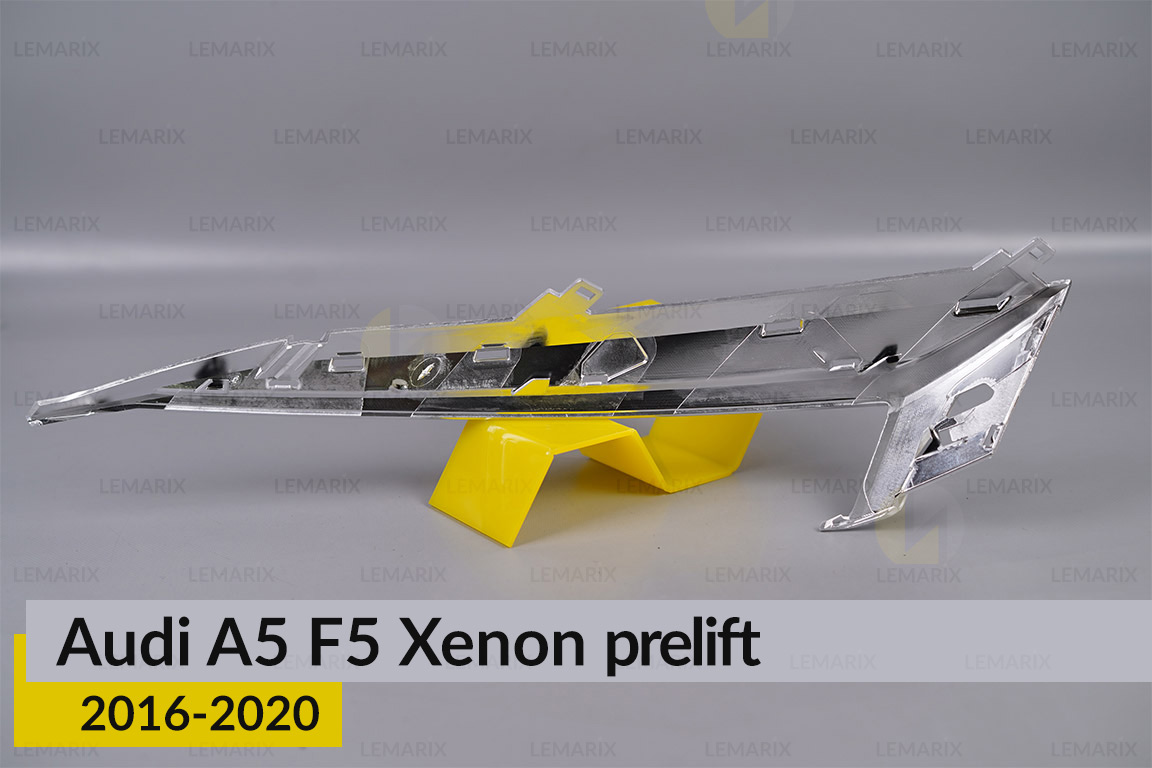 Хромована декоративна маска верхня Audi A5 F5 Xenon (2016-2020) дорест права