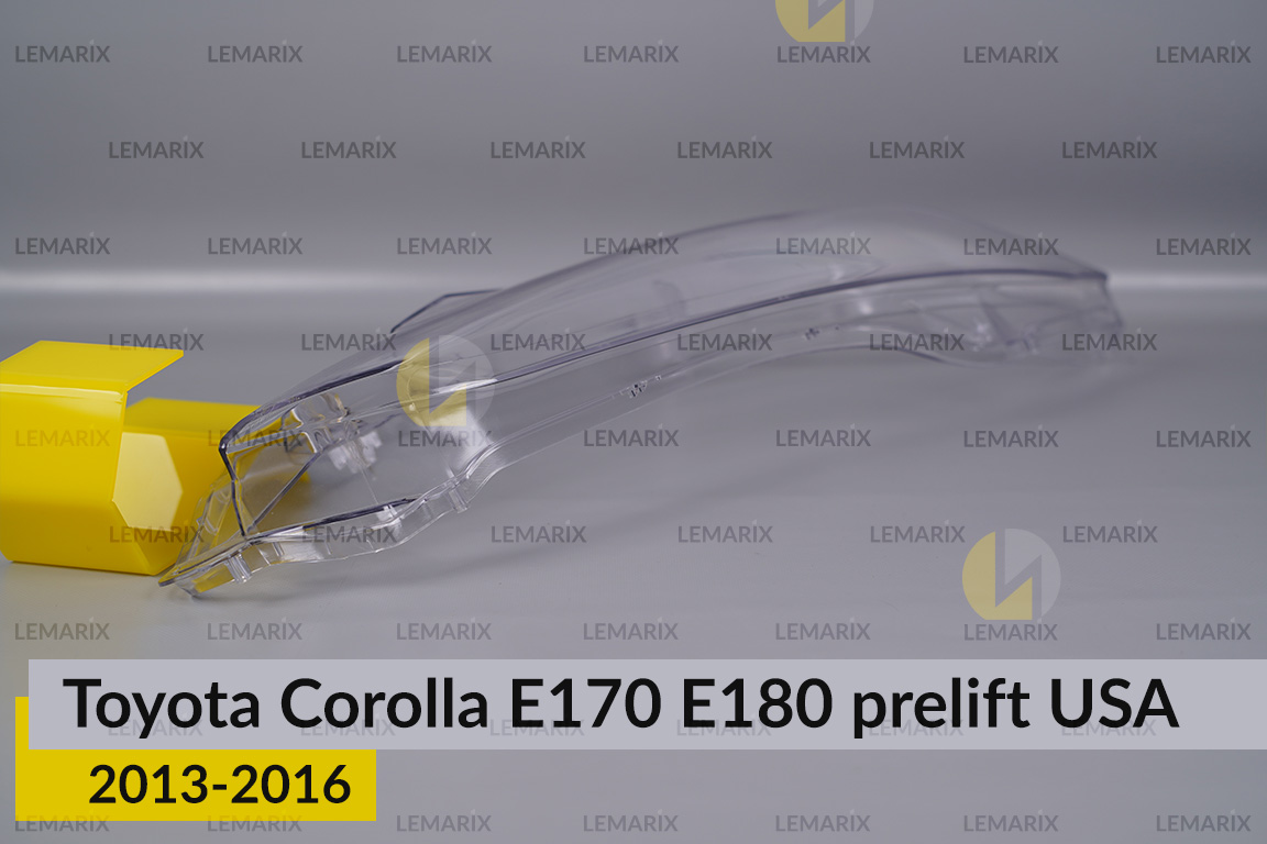 Скло фари Toyota Corolla E170 E180 USA (2013-2016) дорест праве