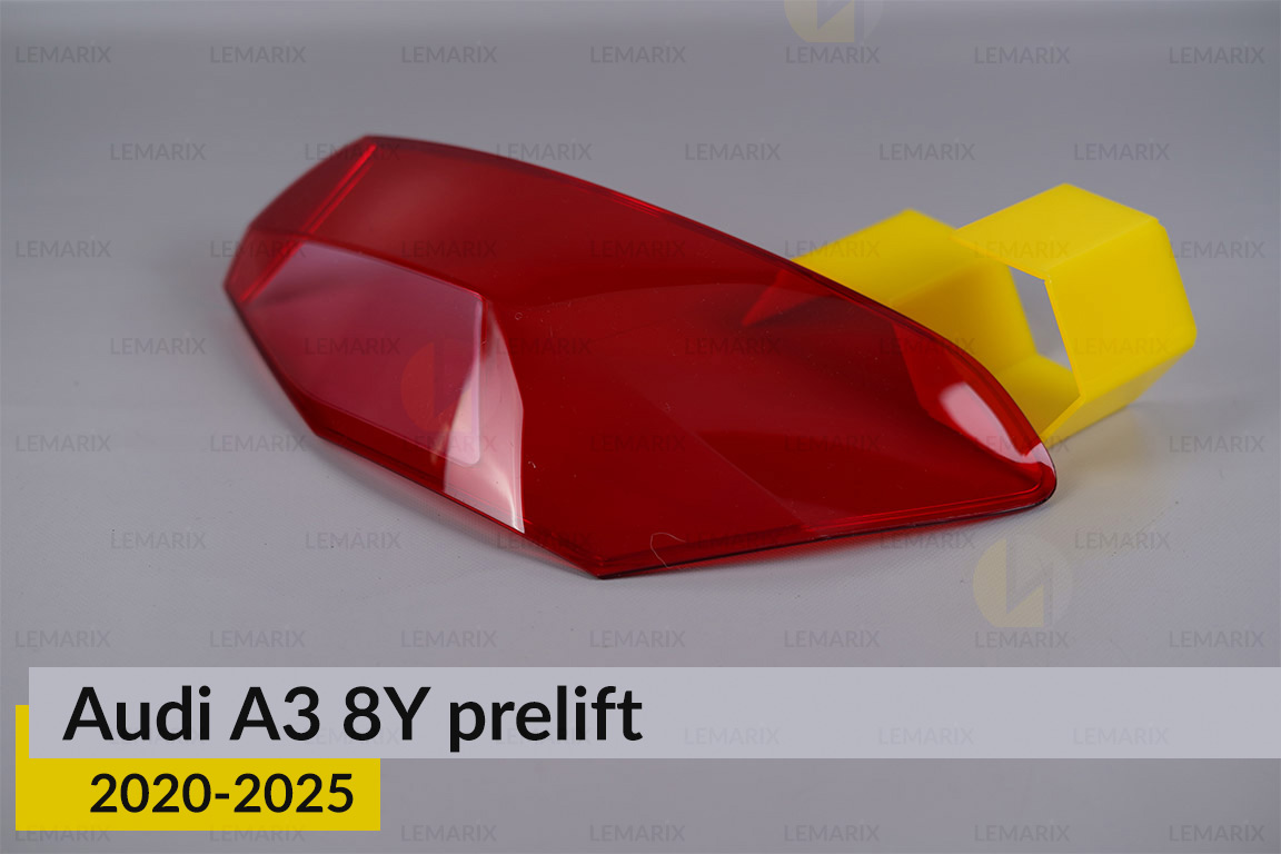 Скло заднього ліхтаря зовнішнє в крилі Audi A3 8Y (2020-2026) дорест праве