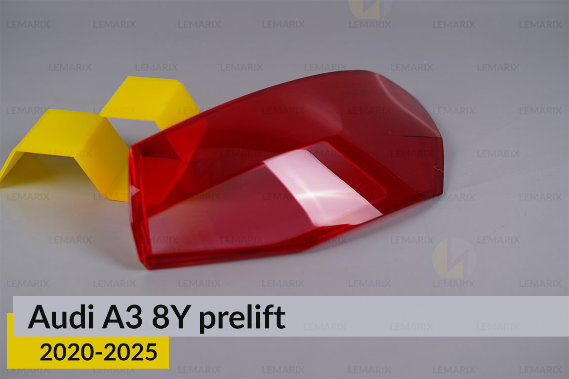 Скло заднього ліхтаря зовнішнє в крилі Audi A3 8Y (2020-2026) дорест праве
