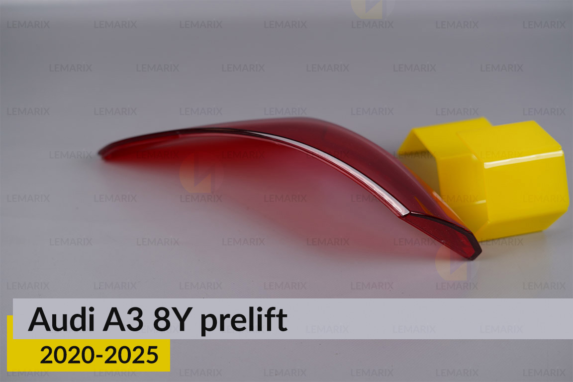 Скло заднього ліхтаря зовнішнє в крилі Audi A3 8Y (2020-2026) дорест праве
