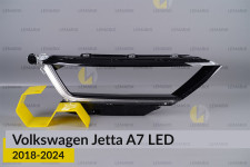 Декоративная маска VW Volkswagen Jetta A7 LED (2018-2024) правая