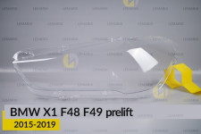 Скло фари BMW X1 F48 F49 (2015-2019) дорест ліве