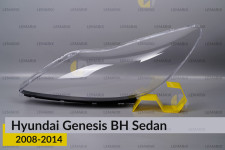 Стекло фары Hyundai Genesis BH Sedan (2008-2014) левое