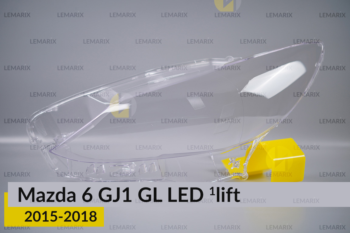 Скло фари Mazda 6 GJ1 GL LED (2015-2018) 1 рест ліве