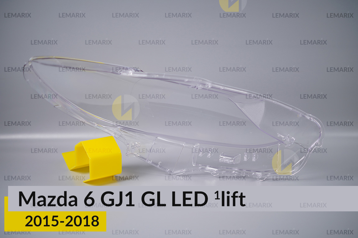 Скло фари Mazda 6 GJ1 GL LED (2015-2018) 1 рест ліве