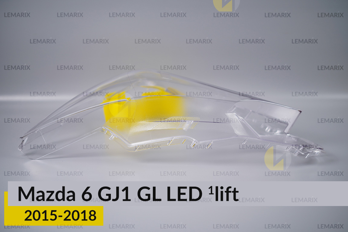 Скло фари Mazda 6 GJ1 GL LED (2015-2018) 1 рест ліве