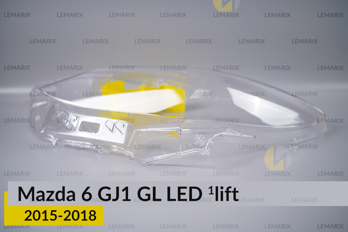 Скло фари Mazda 6 GJ1 GL LED (2015-2018) 1 рест ліве